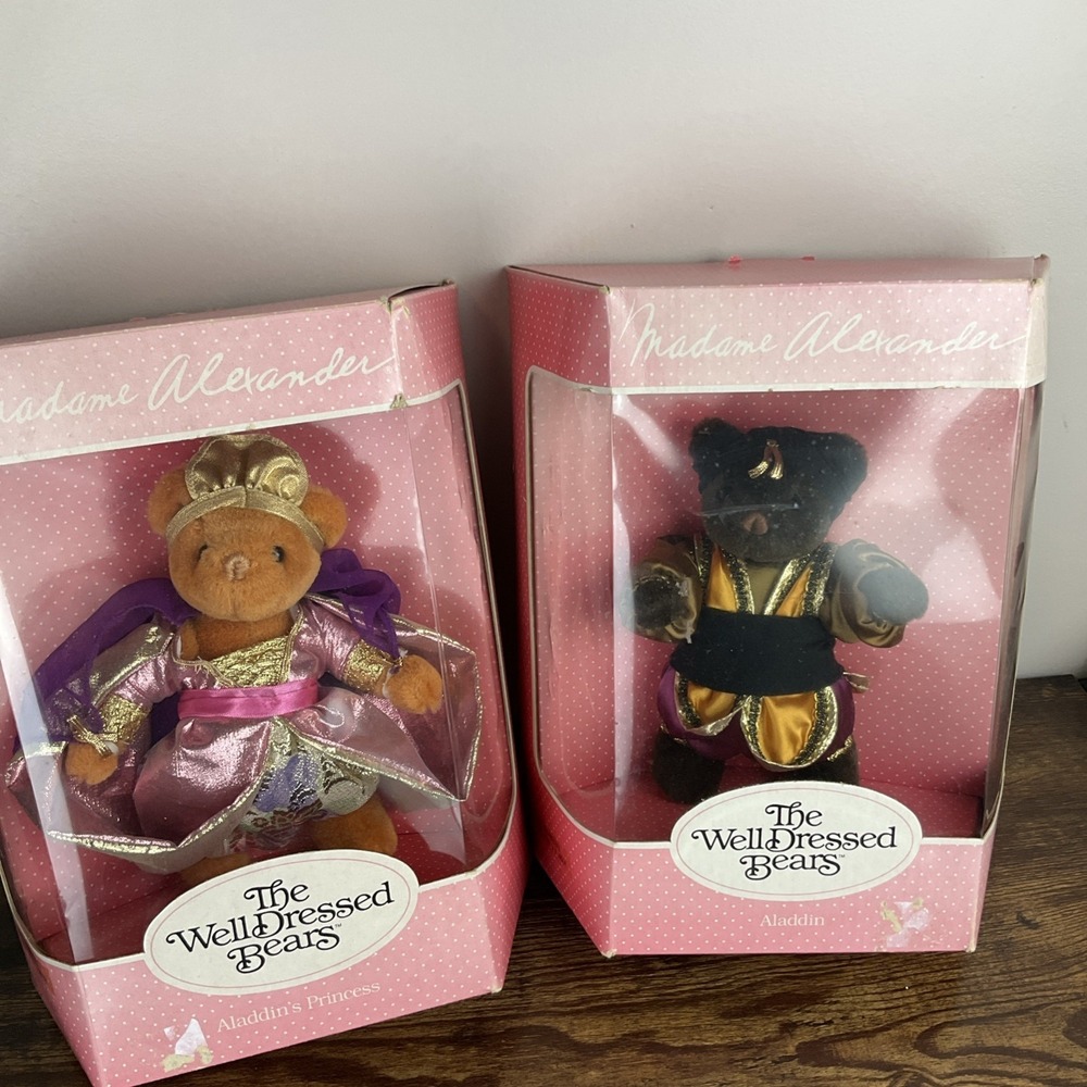 Madame Alexander Aladdin And Aladdin's Princess‎ Teddy Bears